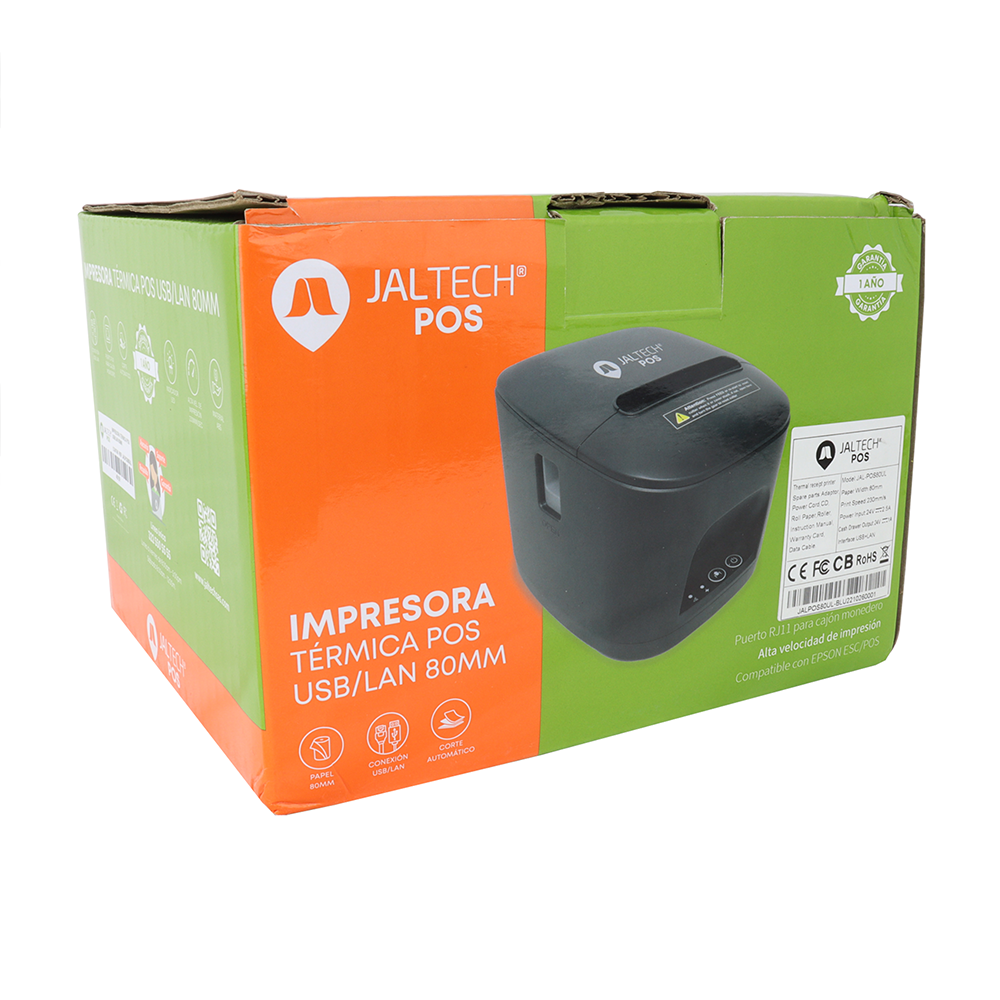 IMPRESORA TÉRMICA POS USB/LAN 80 MM - Imagen 2