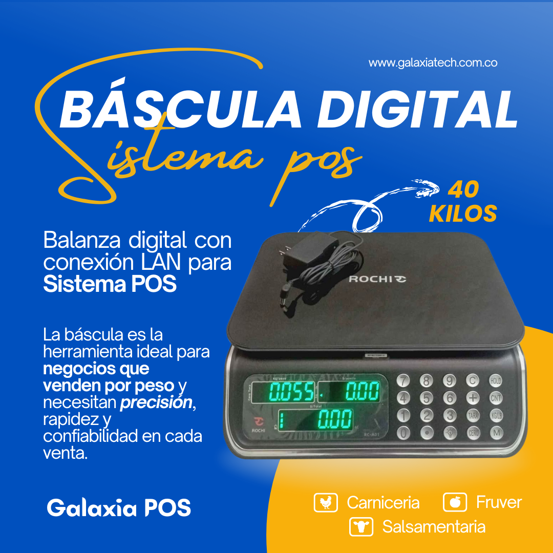 Báscula digital - Sistema POS - Imagen 2